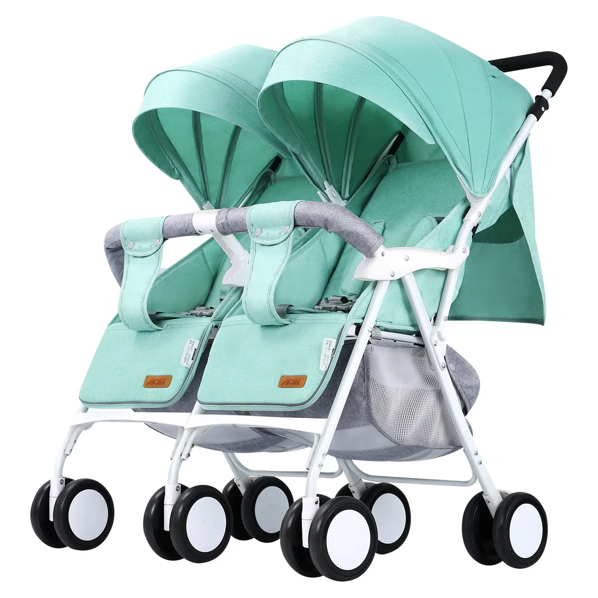 Twin Baby Strollers Lightweight Folding Double Car Can Sit on The Trolley That Can Lie Down Dragon Phoenix Baby Two-childtrolley