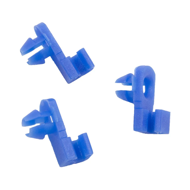 Auto Plastic Door Lock Rod Clip Fixeding Side Fastener Clips Blue 4mm cord lock Snaps Car accessories