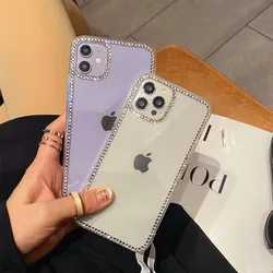 Fashion Luxury Glitter DIY Diamond Rhinestone Phone Case for Samsung S24 S25 S23 Ultra S22 S21 Plus S20 S23FE S21FE S10 S9 S8 +