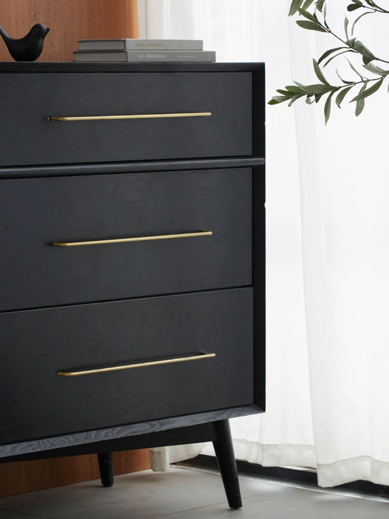 Solid Brass Cabinet Bars Furniture Handles Wardrobe Closet Drawer Pulls Door Bar Gold Luxury Door Hardware