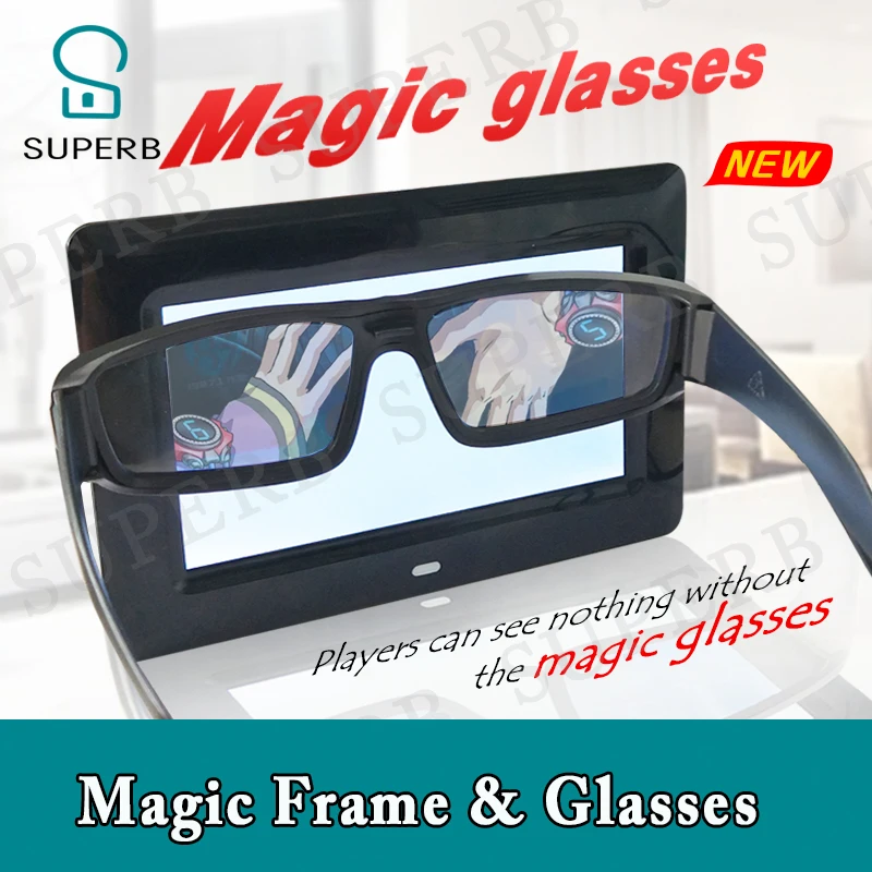 

Replacement glasses of the Magic Glasses Prop Special glasses to see the hidden clues Real life room escape game Superb props