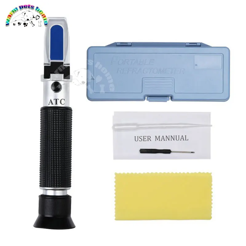 Urine Specific Gravity Refractometer Animal Urine Hydrometer Dog Cat Protein Urea Hemoglobin Tester Veterinary Equipment