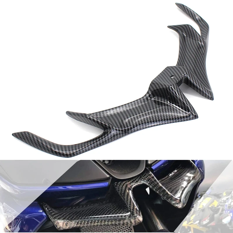 

For YAMAHA YZF R15 V3.0 V3 VVA 2017 2018 2019 2020 Motorcycle Front Fairing Aerodynamic Winglets ABS Carbon fiber Protection