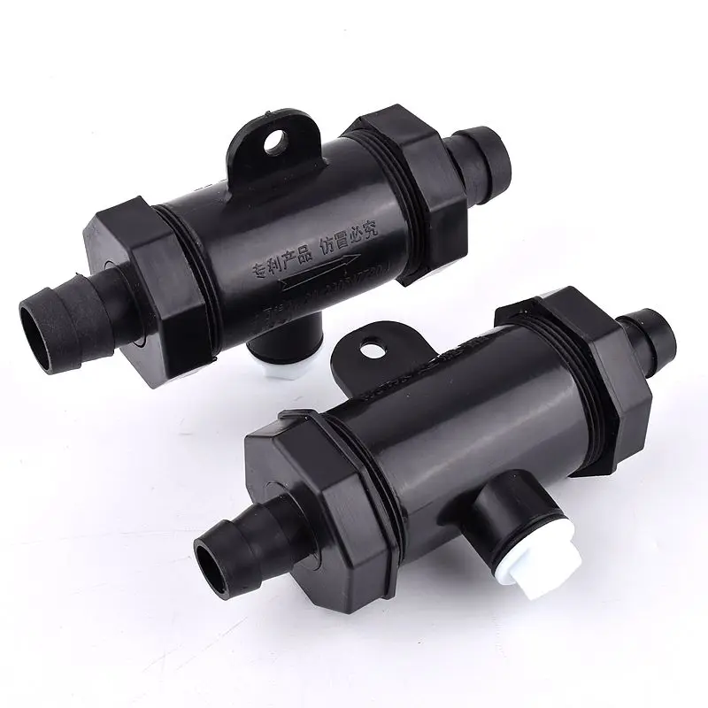 1Pc O.D 10/20/25mm Black Hose Filter Car Wash Garden Irrigation Filters Sprayer Pump Filtering Fish Tank Pagoda Hose Filter