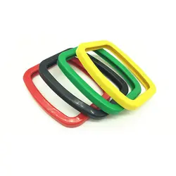 Protección de borde de silicona negra para Hoverboard de derrape, cubiertas de borde de patín ajustadas de línea libre, protectores de borde de tabla de derrape