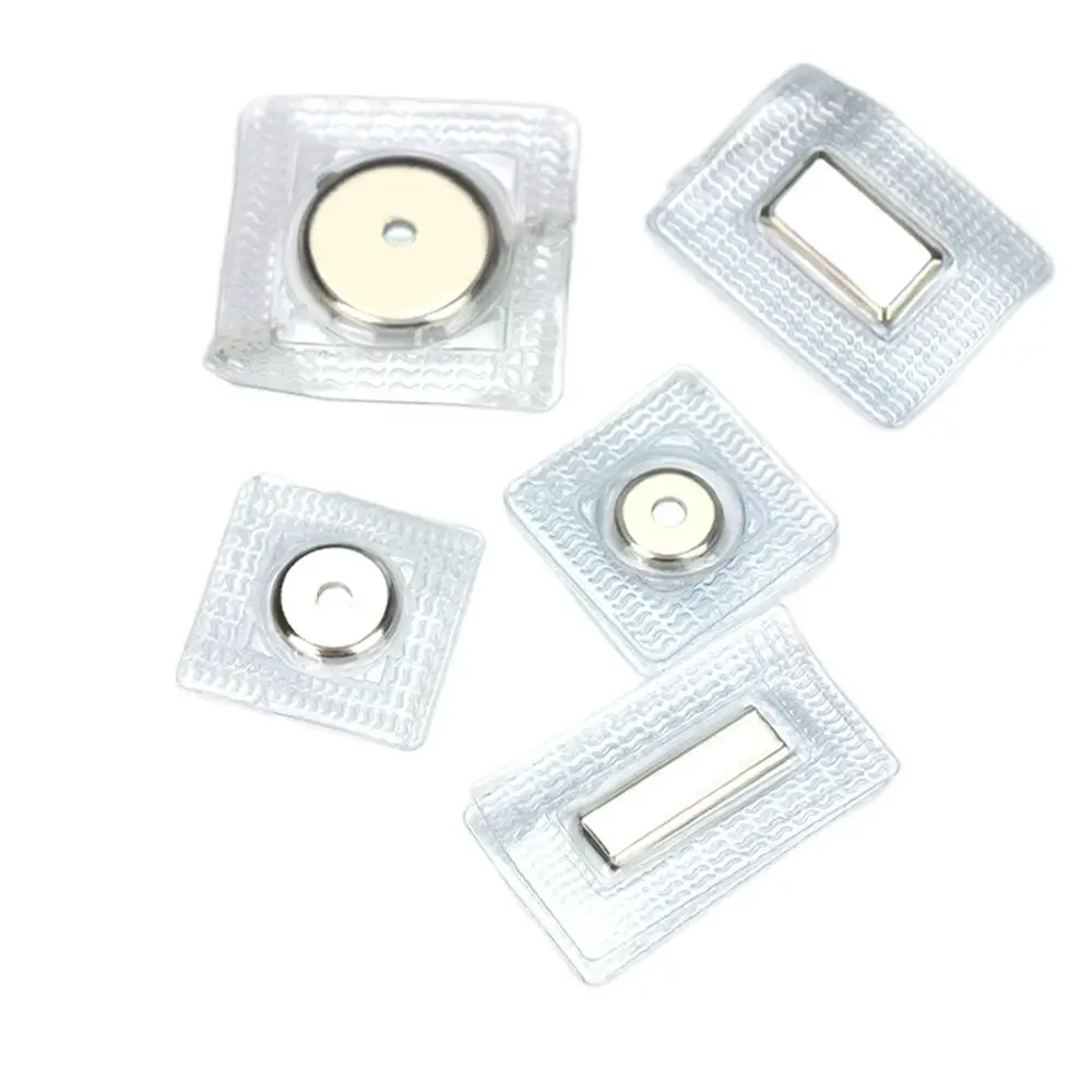 

10PCS Invisible Hidden Sew Metal Magnetic Button Snap Magnet Fastener Handbag Cloth Bag Clasp DIY Sewing Tools Magnetic Button
