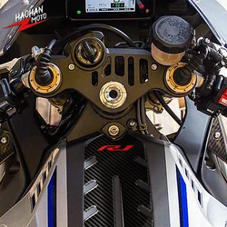 오토바이 전면 가스 연료 탱크 커버 프로텍터 탱크 패드, 야마하 YZF-R1 R1 2015-2017 3D