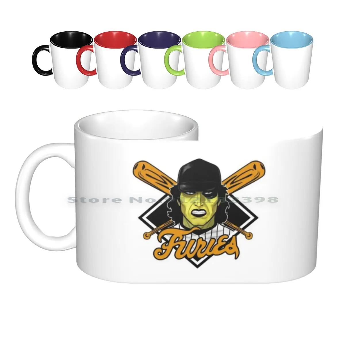 Baseball Furies ( For Light Shirts ) Ceramic Mugs Coffee Cups Milk Tea Mug 1979 Baseball Can You Dig It Cult Movies Gangs Kiss