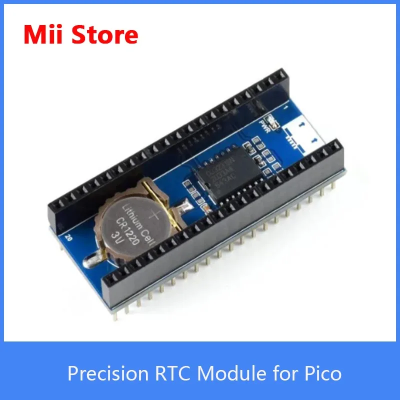 

Pico Precision RTC Module for Raspberry Pi Pico Onboard DS3231 Chip for RPI Pico