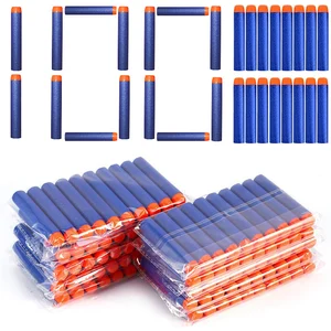 Nerf n-strike blasts for kids, soft-headed bullets, sponge darts, 100pcs, 7.2cm 10 Main Sales Ammunition - №6