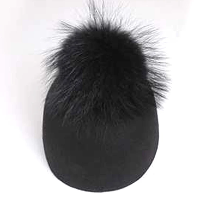 New Winter Keep warm Wool Felt Hats Women Wool Fedoras Hat Retro Equestrian Knight Caps Female Rabbit Fur Ball Baseball Cap