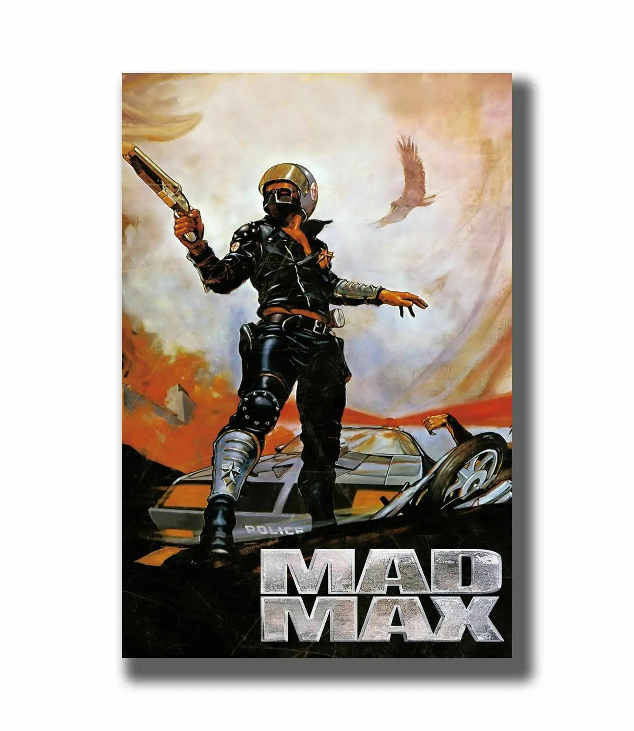 

A211 Mad Max Classic Hot Movie Series Car Road Fabric Wall Sticker Silk Poster Art Light Canvas Home Decoration
