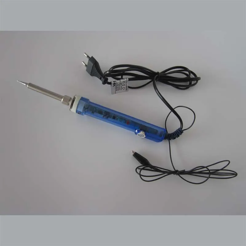 220V 60W Adjustable Constant Temperature Electric Soldering Iron Transparent Handle Anti-static YIHUA 908