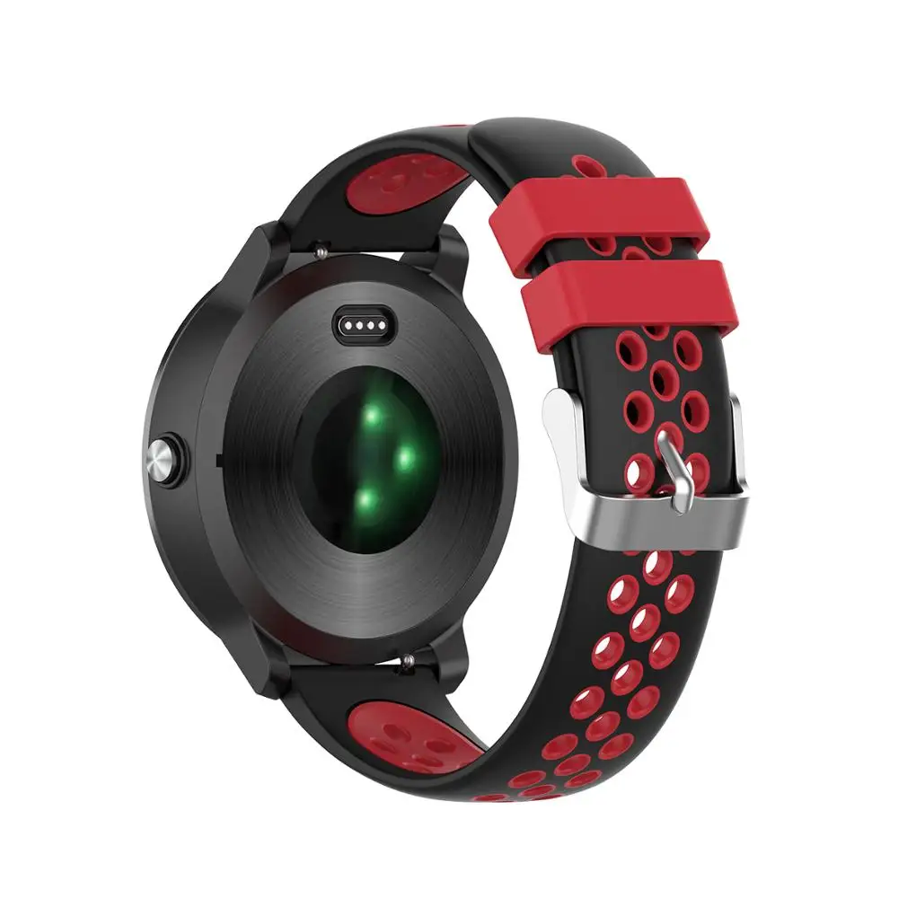 Cinturino in Silicone morbido da 20mm per Garmin Venu/Venu SQ cinturino di ricambio cinturino da polso per Huawei Honor Watch ES Wristband
