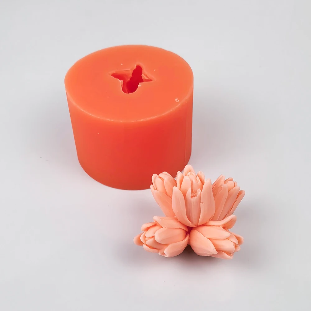 

Tulip Flower Rose Flowers Silicone Mold, Handmade Candle Mould DIY Soap Molds Aroma Plaster, Car Pendant Mould, Home Decor Tools