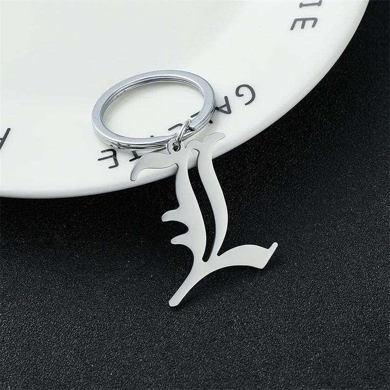 أنيمي الموت ملاحظة مزدوجة ل المفاتيح الأسود دفتر قلادة المفاتيح موضة تأثيري اكسسوارات كيرينغ هدية #6