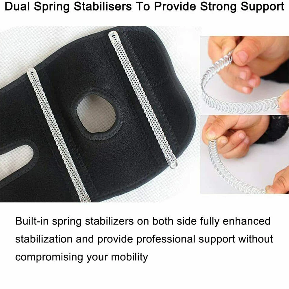 Adjustable Tennis Spring Elbow Support Breathable Arthritis Golfers Strap Brace Band Pad Protection Gym Sport Nice