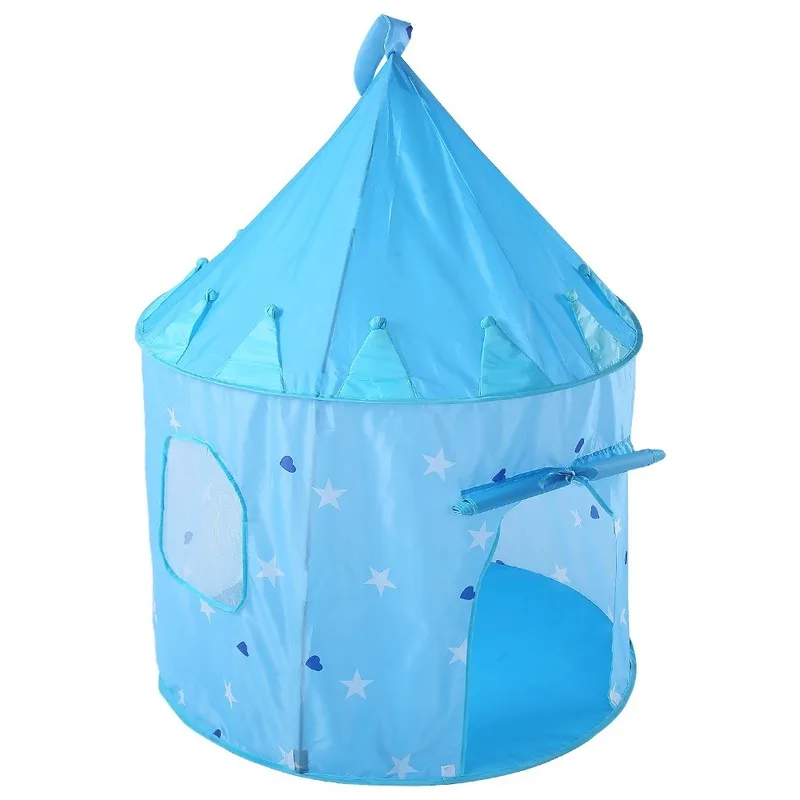 

Children's outdoor indoor tent toy play house starry sky blue yurt cartoon princess play house