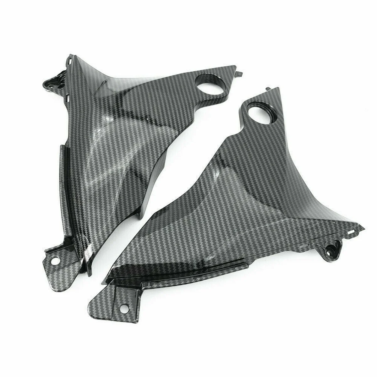 Carbon Fiber Pattern Mid Engine Frame Cover Panel Fairing for KAWASAKI Z800 2013-2016