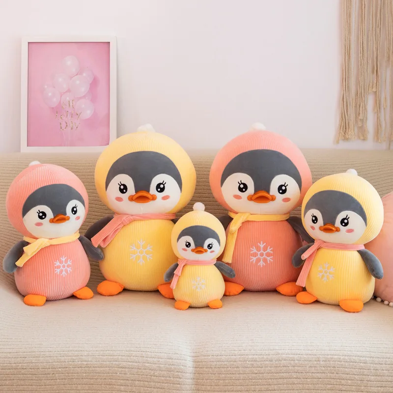 Fancy Cozy Child Plaything Gift Lovely Naughty Stuffed Toy Plush Sea animal Penguin cosplay Kids bed accompany bed gifts toys