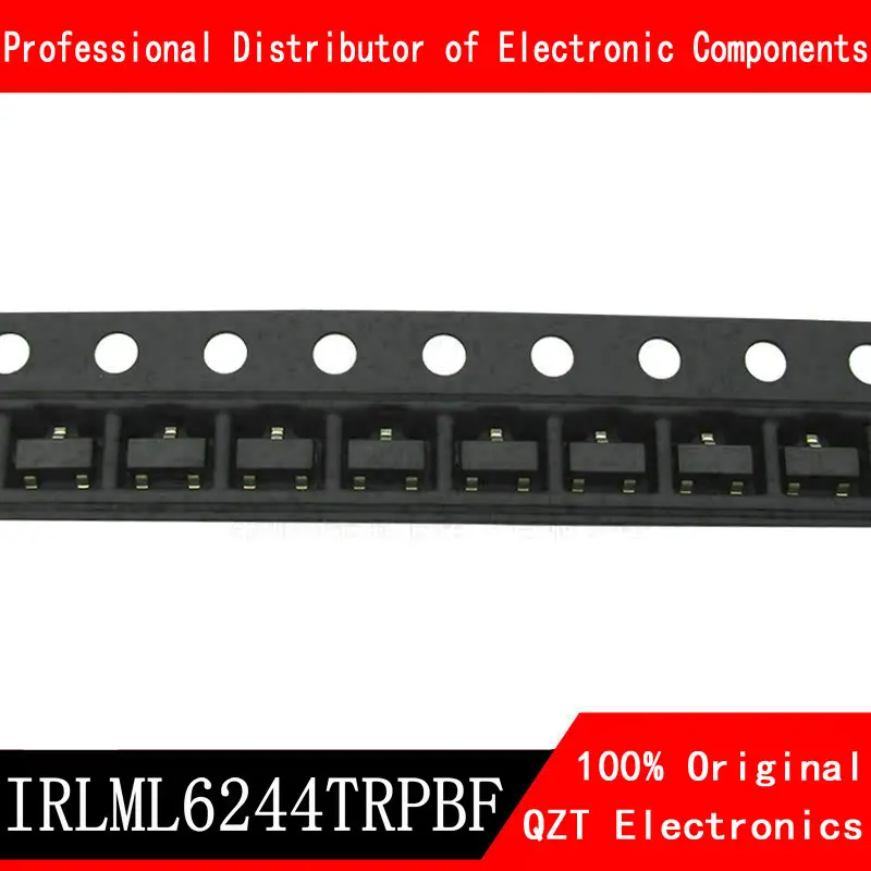 50pcs IRLML6244TRPBF SOT-23 IRLML6244 MOSFET N 20V 6.3A