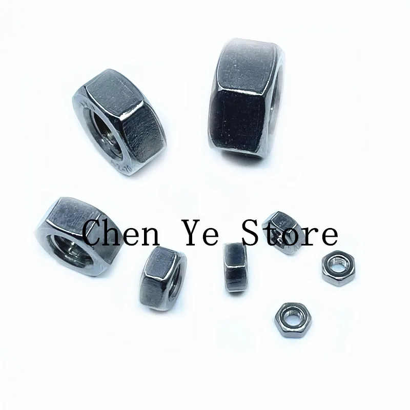 Freies Verschiffen 190PCS DIN934 304 M3 M4 M5 M6 M8 M10 M12 Edelstahl Hex Hexagon Mutter Sortiment Kit