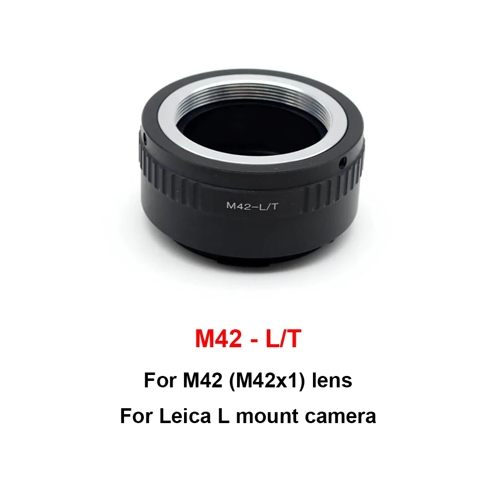 M42-L/T محول تركيب المعادن ل M42 (M42x1) جبل عدسة إلى Leica L جبل كاميرا التصوير الملحقات