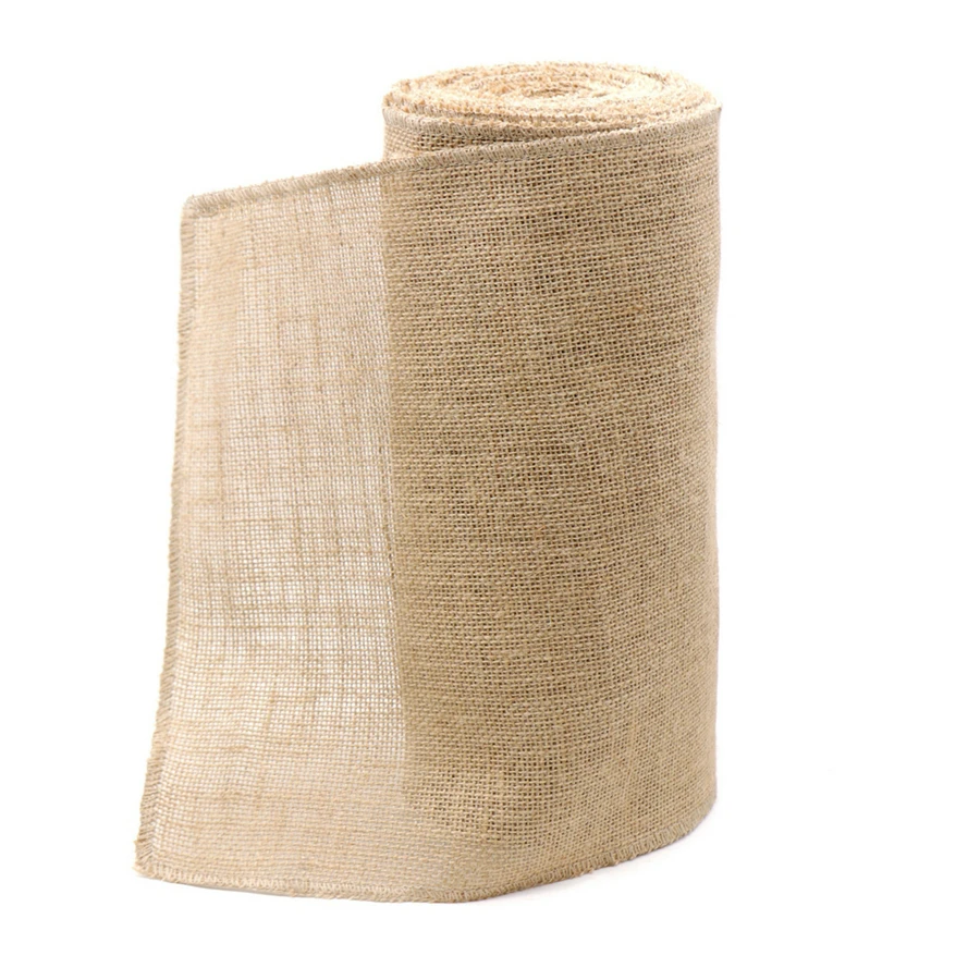 

30CMX10M Natural Jute Burlap Dining Table Decor Cloth Wedding Party Decorative