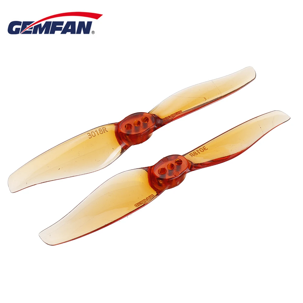 Gemfan Hurricane 3018 3x1.8 3 Inch 2-Blade Propeller 1.5mm 2mm Hole T Mount for RC Drone FPV Racing Toothpick Frame