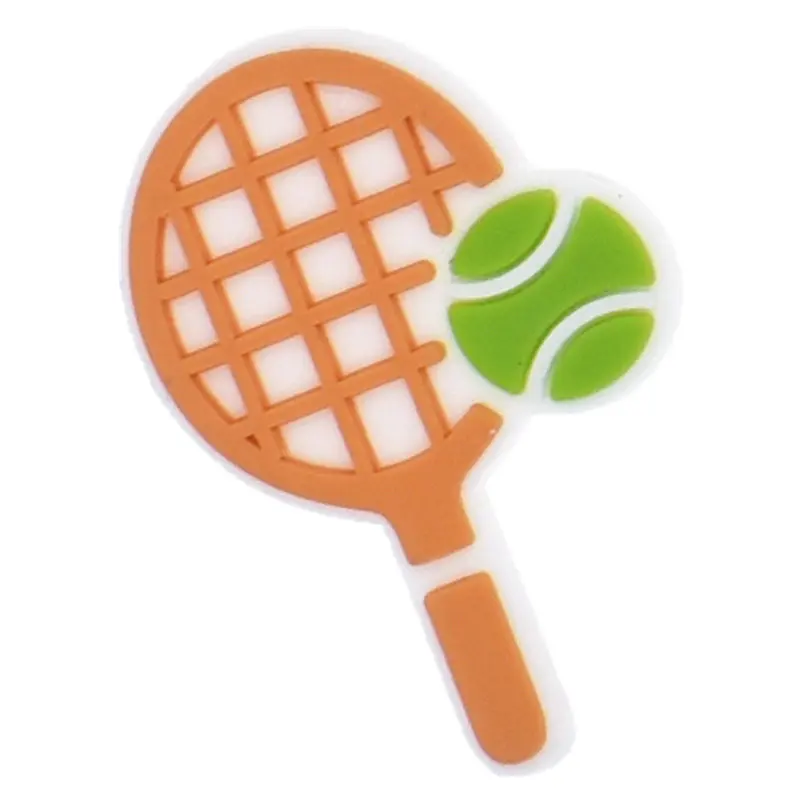 1pcs PVC Shoe Charms Accessories Decorations Cute Baseball Basketball Tennis Clogs Buckle for Bracelet Kids Gifts
