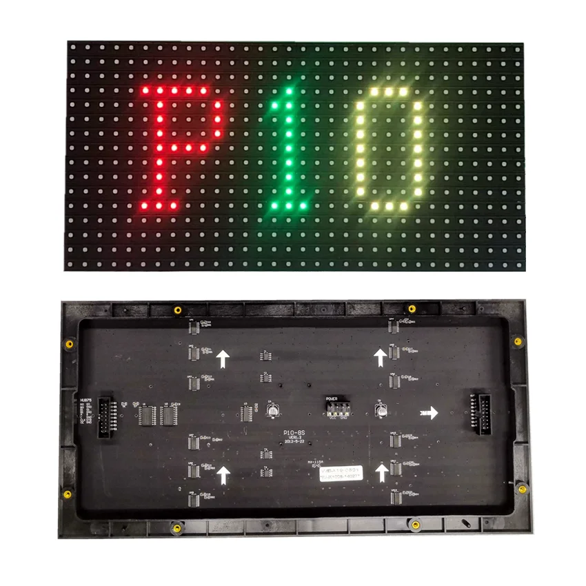 320X160Mm Led Display Panel P10 Indoor Smd Rgb HUB75 1/4 Scan Full Color Led Matrix Screen Module