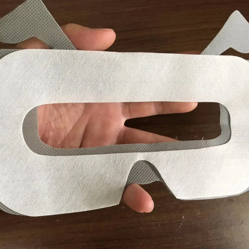 Máscara descartável vr ar, máscara de cobertura facial com 50 peças, sanitária, para prevenir infecções corporais ou óleo facial