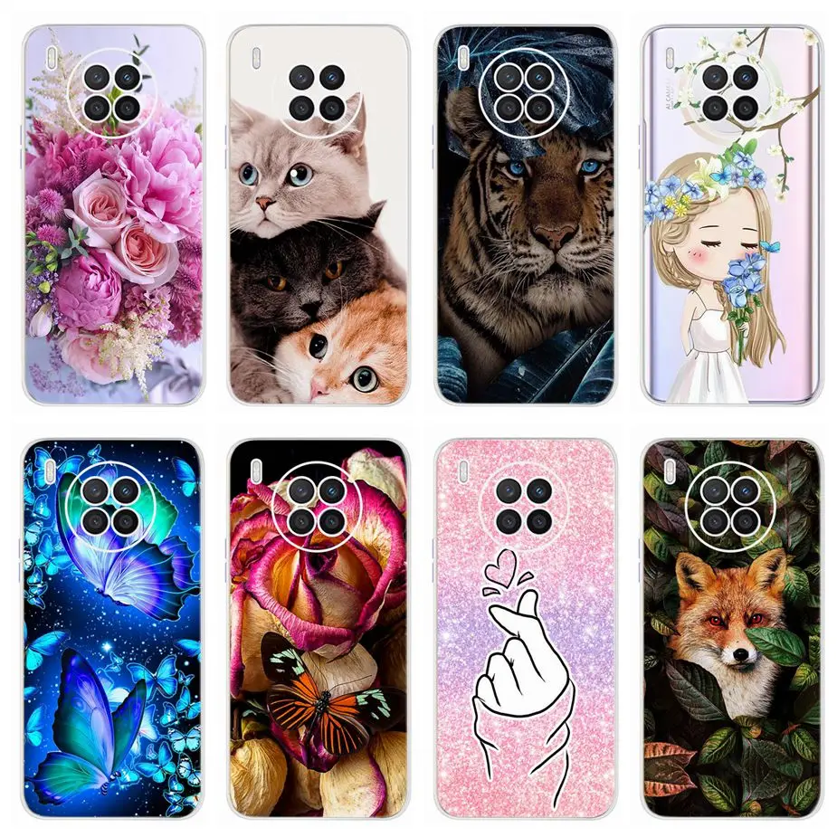 Funda Nova 8i para Honor 50 Lite, carcasa de silicona suave, TPU, elegante, para Huawei Nova 8i, Nova 8, Nova8i