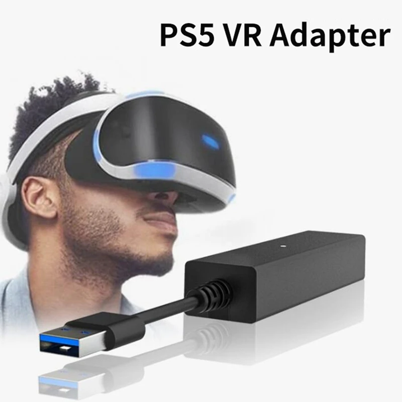 For PS5 VR Aadapter PS4 Camera Cable Connector for the PS4’s VR to be played on the PS5 using the PlayStation 4’s camera