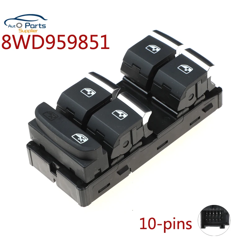 

New 8WD959851 Drive Side For Audi A4L AQ5L Power Window Master Switch Button Console