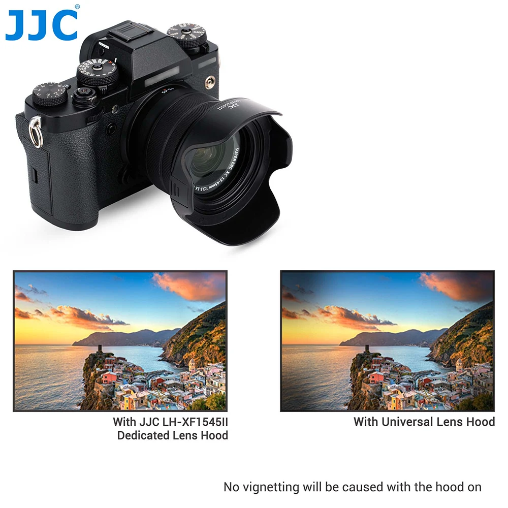 JJC Lens Hood for Nikon Nikkor Z 40mm F2, 28mm F2.8, Fujifim XF 18mm F2 R, XC 15-45mm F3.5-5.6, Canon EF 40mm F2.8 STM Lenses