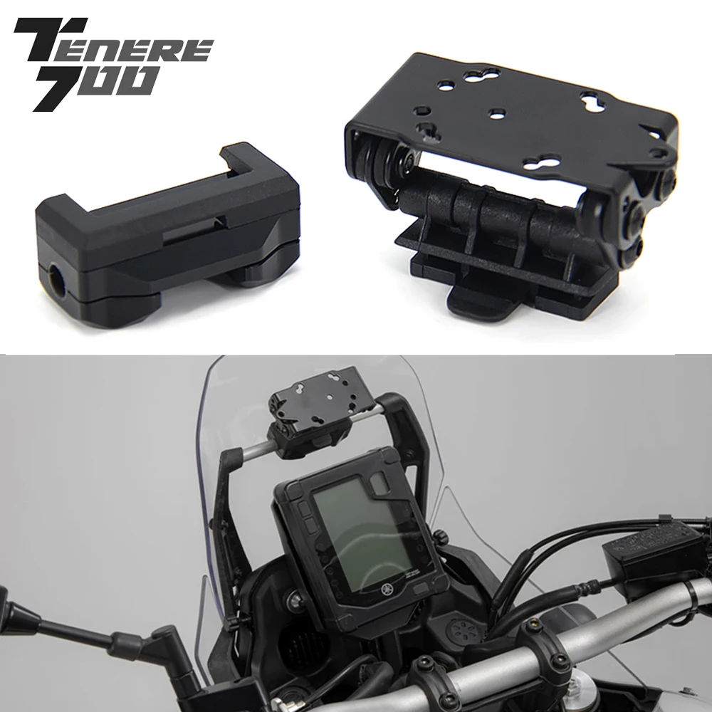 NUOVA Staffa di Navigazione Del Telefono Mobile GPS Piastra Staffa Supporto Del Telefono USB Per Yamaha Tenere 700 TENERE 700 Tenere700