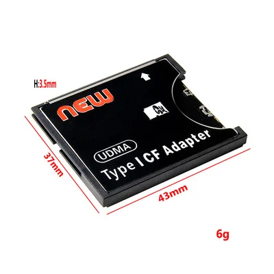 The fourth generation new SD to CF card sleeve supports wireless WiFi SD 2TB camera card type I thin card