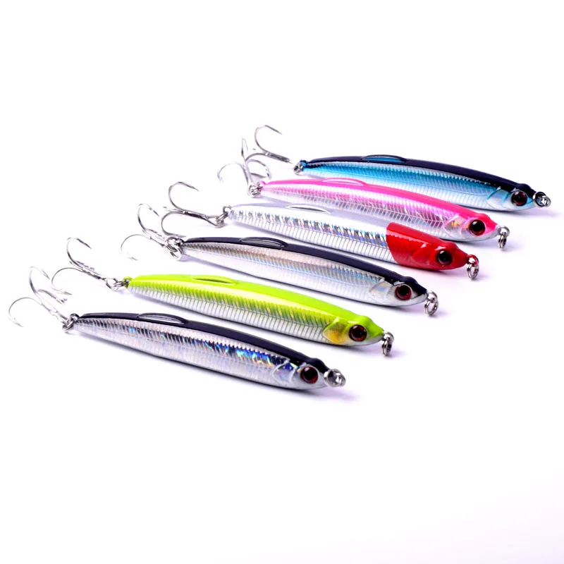 Ufishing Ice Fishing Lure 9cm 16g Sinking VIB Pencil Bait 1Piece/Lot Bass Pike Artificial Baits