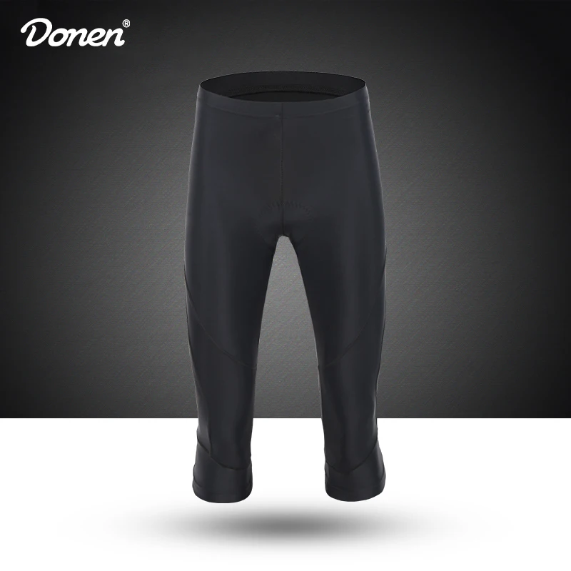 DONEN Summer Quick Dry Women Cycling Cropped  Pants With 6D TPI Pad Lycra Bicycle Pants Women Cycling Pants Black Ropa Ciclismo