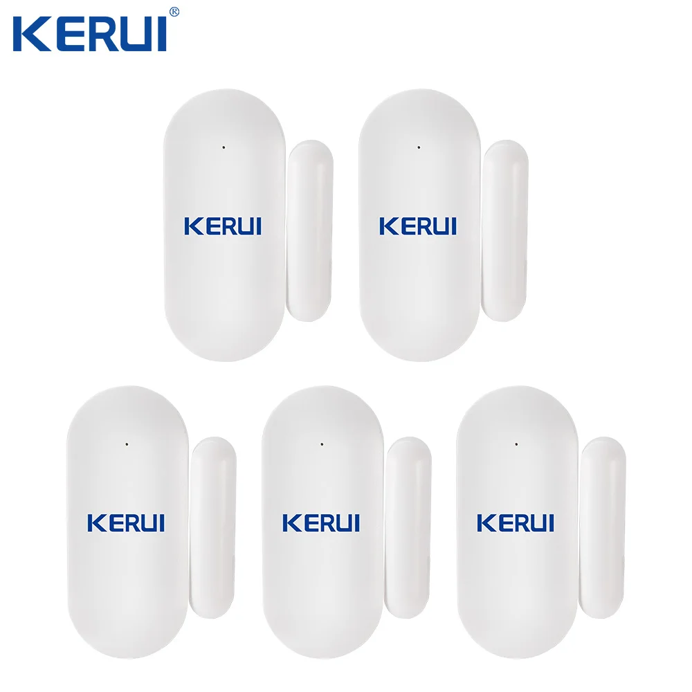 KERUI-Mini Sensor sem fio para segurança doméstica, pequena porta e janela Sensor, detector anti-adulteração, sistema de alarme GSM WiFi