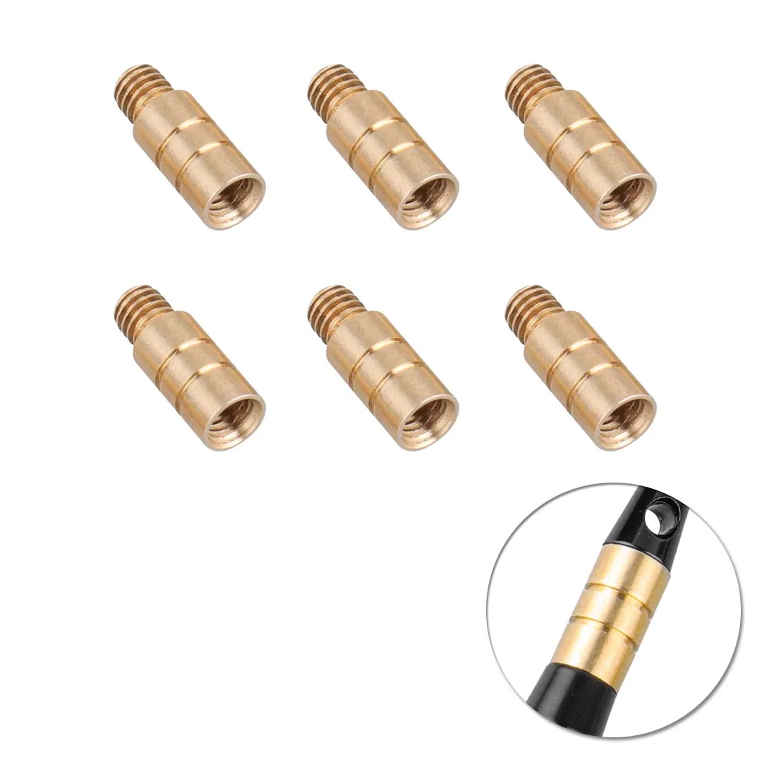 CyeeLife-Seau de fléchettes en laiton, accessoires pour outils de gain de poids 2BA, fléchettes souples et en acier, poids 2g, 6 pièces