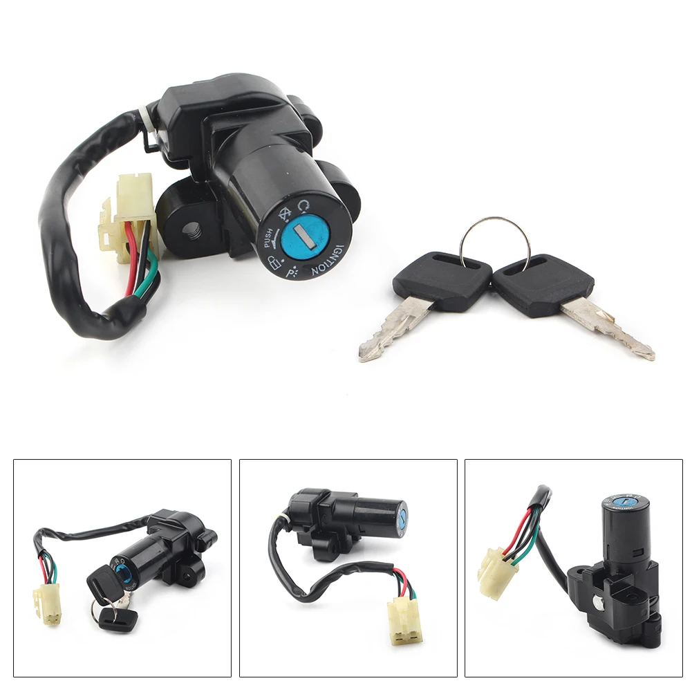 Motorcycle Ignition Switch Lock Key Set For Suzuki GSXR750 GS500 GSX600 GS500 RF600 GSX750 VX800 GSX1100 GSX-R1100