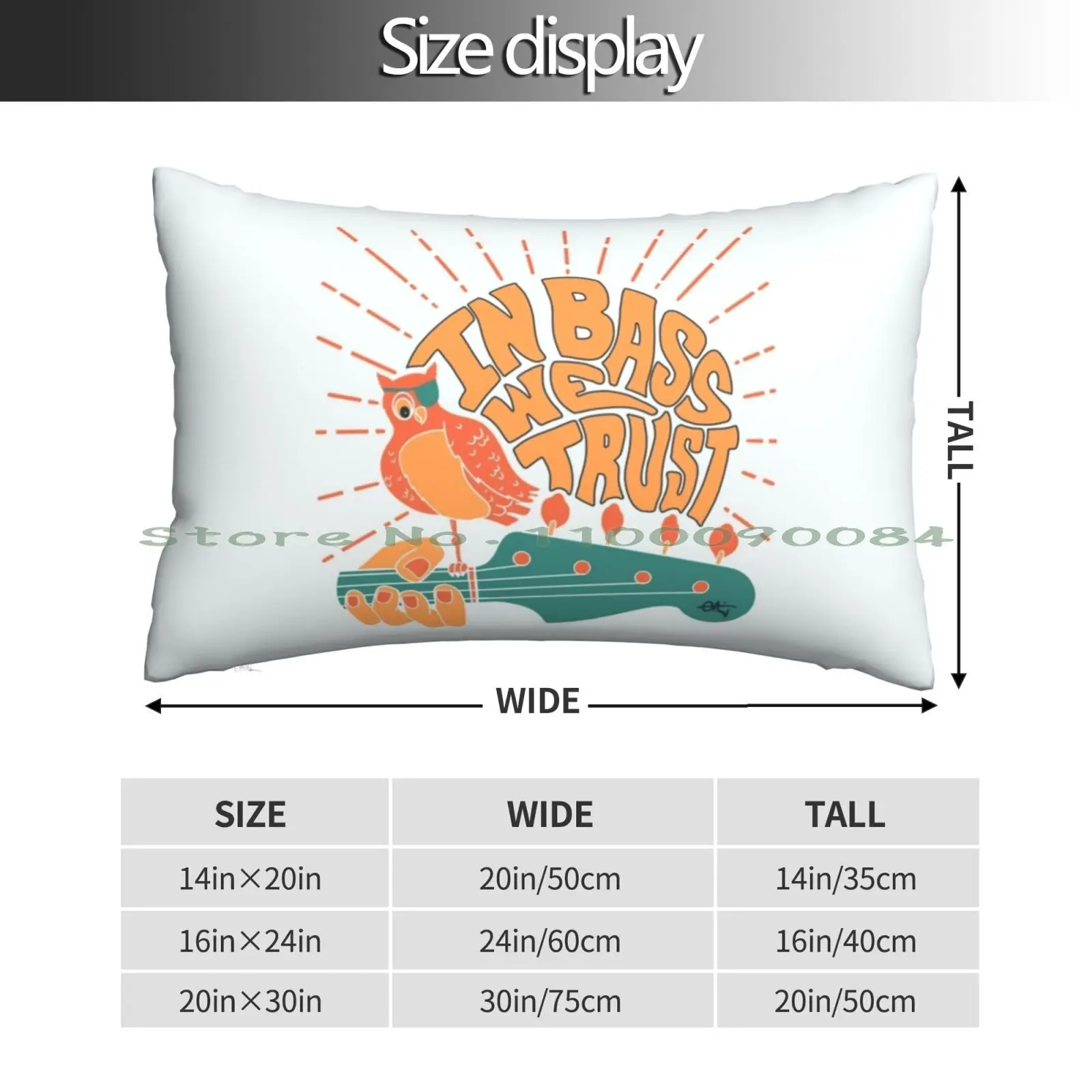 In Bass We Trust Pillow Case 20x30 50*75 Sofa Bedroom Racer 46 The Italy Fan Racing Motorcycle Motorbike Rider Motorsport