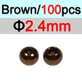 2.4mm Marrón 100 piezas