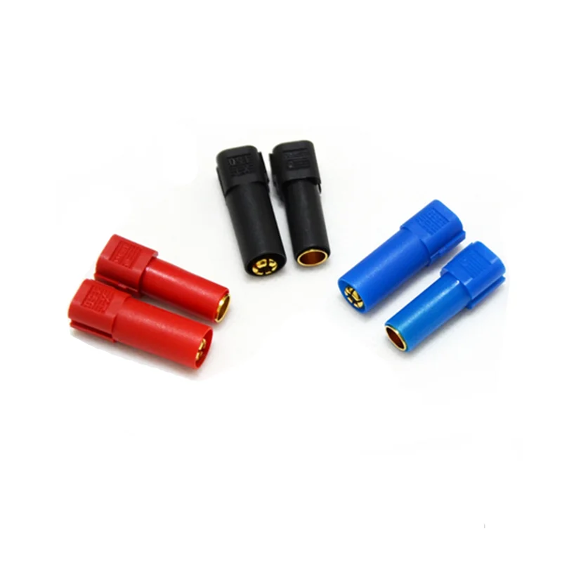 1 Pair Battery Side XT150 Connector Adapter Plug 6mm Male Female Plug 120A Large Current High Rated Amps For RC LiPo Battery