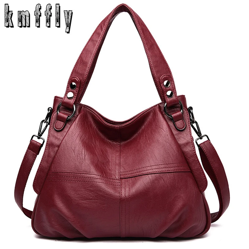 Women Leather Luxury Handbags Women Bags Designer Brand Hand bags Women Shoulder Crossbody Messenger Bag Sac A Main Casual Tote