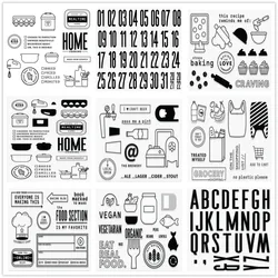 English Clear Stamp /Seal For DIY Scrapbooking/photo Album Decorative Clear Stamp Sheets C659