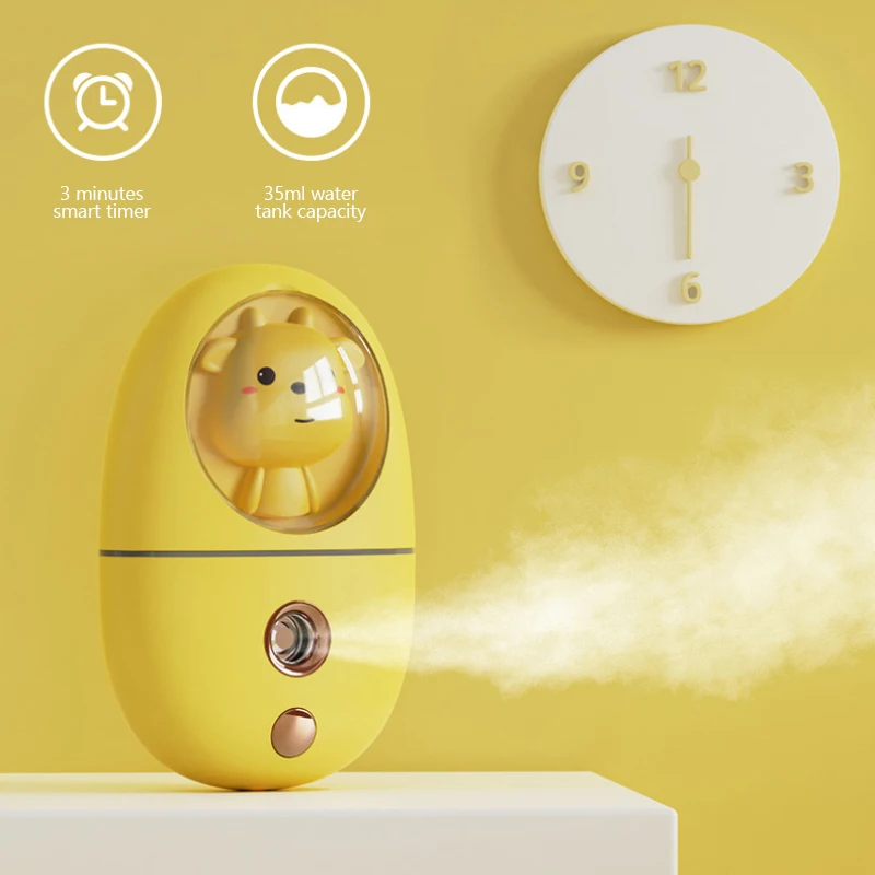 Паровой увлажнитель для Лица Nano Mist, устройство для охлаждения и ухода за кожей лица