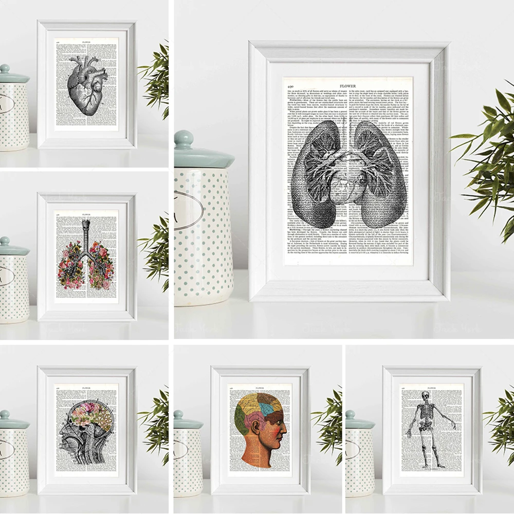 Vintage Mindful Mental Health Drawing | Vintage Anatomical Drawing | Vintage medical drawing Mental Health | Downloadable Art
